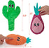 AWOOF Dog Toys No Stuffing, Crinkle Dog Toys for Aggressive Chewer, 8 Packs Flat Stuffless Puppy Toys