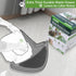 4 3, 100 Pack, Cat Litter Box Liner Compatible with Litter Box Robot & Waste Bags Waste Drawer Liners Heavy Duty White