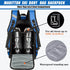 Ski Boot Bag for Travel, Fits Ski Boots, Snowboard Boots, Helmet, Goggles, Gloves, Skis, Snowboard & Accessories