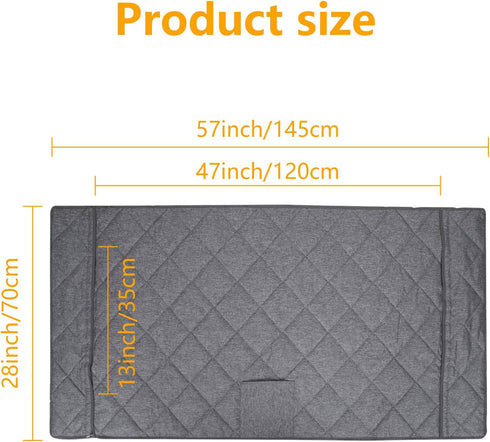 TUYUU Golf Cart Seat Covers, EZGO Heavy Duty Seat Blanket, Travel Sports Cart Seat Cushion Covers for 2-Person Seats