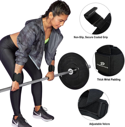 Lifting Hooks for Weight Lifting: Weightlifting Hooks Wrist Straps Hand Grip Support for Deadlift Weightlifting Gym