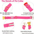 Babole Nylon Dog Collars - Red for Small Puppy Dog, 13 Colors, Adjustable Soft Comfortable Collars with Safety Metal