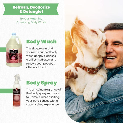 Best Shot Scentament Spa Botanical Body Splash, Body Spray Conditioner for Pets, 8 Oz