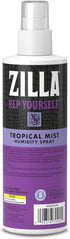Zilla Tropical Mist Humidity Spray, Ideal for Tropical Reptiles, Fortified with Aloe Vera