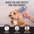 Tauro Pro Line Deshedding Slicker Brush for Dogs & Cats, Soft Pins for Gentle Dematting & Detangling, Grooming Tool