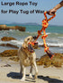 Large Dog Rope Toys for Aggressive Chewers, Tug of War Interactive Heavy Duty Outdoor Chew Rope for Medium Large XL Dogs
