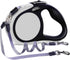 Double Retractable Dog Leash for Two Dogs Up to 50 lbs Per Dog - 16 ft Coupler Dog Leashes for Small Medium Dogs - One