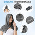 CHEMLUK Cooling Hoodie Towel: Cooling Towels for Neck and Face, Quick-Dry Absorbent Soft Breathable Sweat Neck Wraps