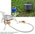 Portable Backpacking Stove, Foldable Windproof Outdoor Camping Stove, Honeycomb Hot Pot, Propane Burner