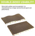 Cat Scratching Board - Corrugate Cat Scratcher with Catnip, Double-Sided Usability, Pack of 2