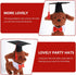 LUOZZY 4 PCS Pet Graduation Caps with Bow Tie, Small Dog Graduation Caps with Red/Gold Tassel, Costume Accessory
