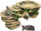 PINVNBY Turtle Basking Platform, Tortoise Resin Dock, Floating Ledge Aquarium Decoration for Reptiles