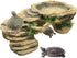 PINVNBY Turtle Basking Platform, Tortoise Resin Dock, Floating Ledge Aquarium Decoration for Reptiles