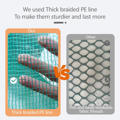 Generic 2Pcs (6Holes) Foldable Fish Trap,Minnow Trap,Crab Trap,Fishing Net,Bait Cage for Crabs Minnow Lobster Shrimp