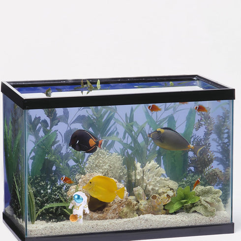 Mipcase 2pcs Fish Tank Landscaping Ornaments, Spaceman Toy Sculpture for Aquarium Decor