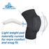 SkatingSpirit Soft Knee Pads Elbow Pads (1 Pair) for Dancing Figure Skating Gymnastics Youth Adult
