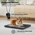 Memory Foam Dog Crate Pad, Medium 30-inch, Grey Orthopedic Pet Bed Mat with Waterproof Lining, Removable Washable Cover