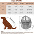 Fhiny Dog Carrier Backpack, Comfortable Doggy Front Backpack with Breathable Head Out Design for Travel and Hiking