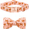 Lionheart Glory Christmas Dog Collar - Adjustable Pink Bowtie Collar for Small Dogs, Fall Gift