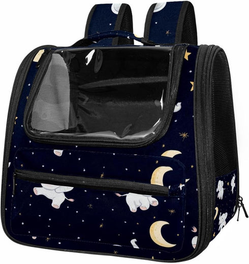 White Baby Elephants (1) Cat Carriers Dog Carrier Pet Carrier with Locking