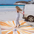 9 10 8 Waterproof Sandproof Beach Blanket, Ft X Ft Extra Large Beach Mat for Adults, Lightweight Polyester Outdoor