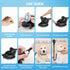 Dog Bathing Tether with Heavy Suction Cup, Soft Nylon Leash with Adjustable Collar for Pet Dog Cat Shower and Grooming