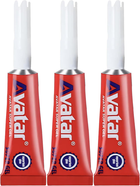 3 PCS Aquarium Glue, Safe Quick-Drying Coral Glue for Aquatic Plants, Moss, Coral, Stones, Fresh and Salt Water