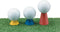 JEF WORLD OF GOLF Winter Tees, Multicolor, Set of 3