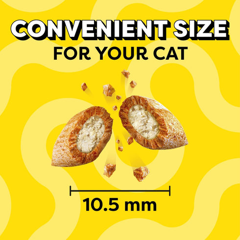 30 oz. Temptations Cat Treats Classic Crunchy and Soft Cat Treats, Tasty Chicken Flavor, Tub