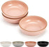 Ceramic Cat Bowls, Howise Pet Dishes for Food and Water, 5.19 in Cat Food Bowl 3 Pack, Matte Pink Finish