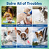 Hole(Green,12XXS) Pet Soft Dog Diapers Female, Disposable Female Dog Diaper, Doggie Diapers for Cat Puppy