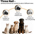 Trimmers 3 (2 Silent Groom Pro Dog Nail Grinder -Professional Cat & Dog Nail with light & Speeds, Pet Nail Grinder
