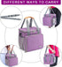 Pet Grooming Bag, Organizer Tote for Dog Grooming Supplies, Perfect for Pet Grooming Tool Kit (Purple)