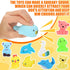 Liliful 18 Pcs Latex Squeaky Dog Toys - 3.5 Inch Soft Rubber Chew Toys for Small Dogs and Puppies