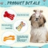 Rimobul 1" Mini Pet Hair Clip, 50 Pieces Dog Hair Clips, Bone Shaped Snap Barrettes, Multicolor, 25 Styles