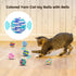 6 Pack 1.77" ISMARTEN Cat Toys Balls, Yarn Pet Interactive Ball with Bell Inside, Kittens Chew Toys for Indoor Cats