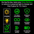 Pack 12 Zips/4 Round/4 GLO-X Campers Essential Glow - Powerful Glow in The Dark Camping Accessories for Tent Campers
