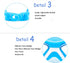 Swim Goggles for Kids (3-15 Years Old), Waterproof Swimming Goggles, Large Frame UVA/UVB for Boys and Girls