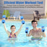 Water Dumbbells, 2PACK Aquatic Exercise Dumbbells - EVA Foam Barbells for Men Women Water Workouts