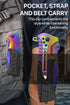 Grand Way Pocket Knife, Rainbow EDC USMC Jack Folding Knife, Best Camping Survival Gear, Gifts for Men 0208 BR