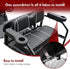NOKINS Golf Cart Armrest with Cup Holder for EZGO/Club Car/Yamaha, Stainless Steel Support Frame, Black