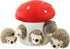 Hide and Seek Dog Toys, Mushroom Crinkle Paper Hideaway with 5 Pack