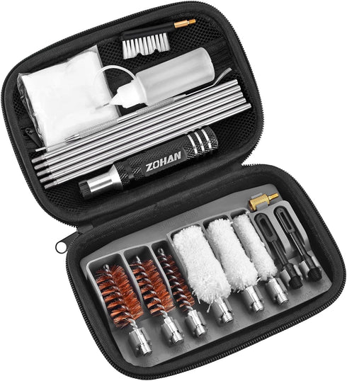 ZOHAN Shotgun Cleaning Kit for 12 Gauge, Gun Cleaning Supplies with Brush