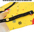 Pssopp Pet Chicken Diapers, Washable Poultry Cloth for Goose Duck Hen Chicken, Yellow Christmas S