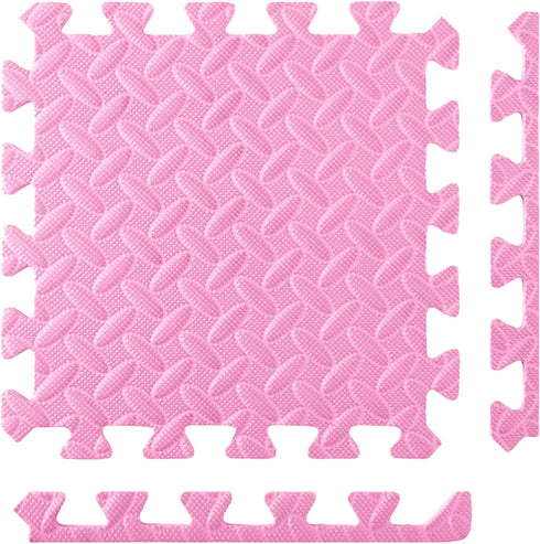 Nursery(11.8 11.8 Inch,Light Shihanee Foam Floor Tiles Foam Floor Mats Play Mats Bulk with Borders Interlocking