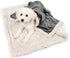 Puppy Blanket, Super Soft Sherpa Dog Blankets and Throws, Cat Fleece Sleeping Mat for Small Animals 45x30 Grey