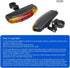 XINGYHENG Multifunctional Bicycle Turning Light, Red Color Brake Lamp for Safe Cycling