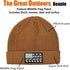 Ultra Warm and Soft Beanie - The Great Outdoors with Outstanding Embroidery and Craftsmanship