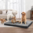 WESTERN HOME WH Large Dog Bed, Waterproof Orthopedic Mattress with Removable Washable Cover, Non-Slip Bottom