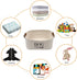 Geyecete Square Dog Toy Basket Storage - Beige | Cotton Rope Storage Basket for Pet Toys and Accessories
